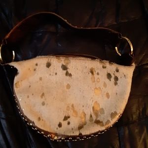 Junior Drake hobo with calf hair NWOT